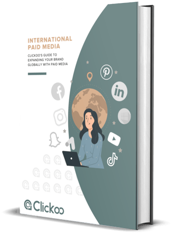 Guide cover illustration - International Guide to Paid Media: Clickoo's guide to expanding in